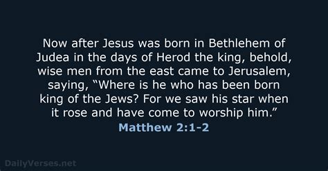 The Magi Visit the Messiah. . Matthew 2 esv